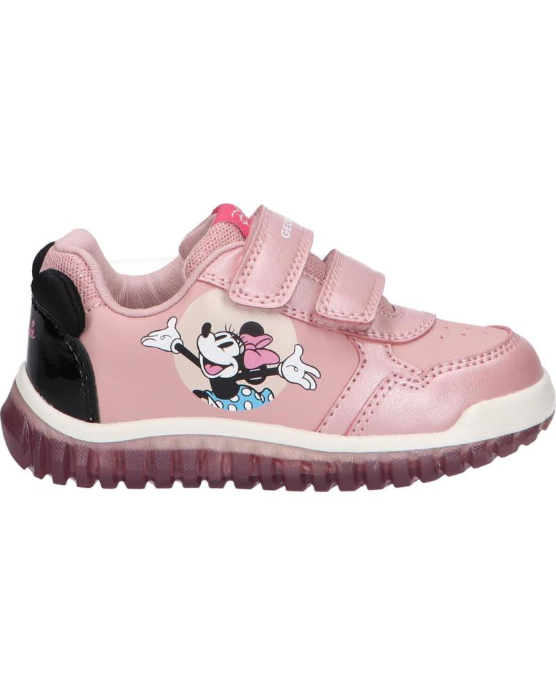 Deportivas GEOX de Niña B4661B 0AJ02 B LIGHTYLOO C8179 OLD ROSE-BLACK Deportivas GEOX de Niña B4661B 0AJ02 B LIGHTYLOO C8179 OLD ROSE-BLACK