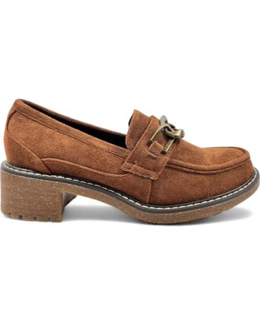 Woman Mocasines TIMBOS MOCASIN TACON TRAVILLA MUJER CUERO 130495  MARRóN