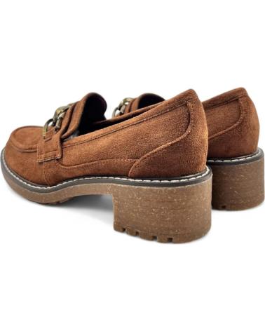 Woman Mocasines TIMBOS MOCASIN TACON TRAVILLA MUJER CUERO 130495  MARRóN