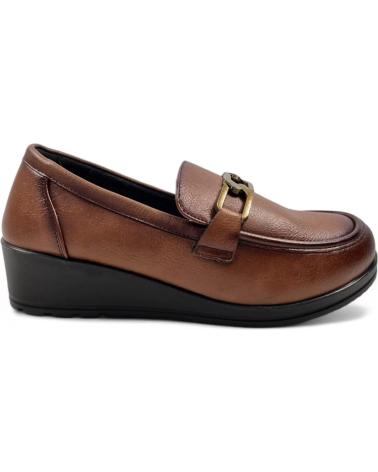Mocasines TIMBOS  de Mujer MOCASIN CUNA TRAVILLA PALA MUJER CUERO 130449  MARRóN