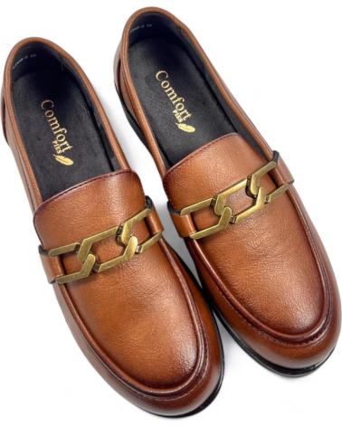 Mocasines TIMBOS  de Mujer MOCASIN CUNA TRAVILLA PALA MUJER CUERO 130449  MARRóN