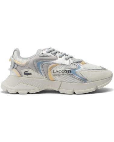 Sportivo LACOSTE  per Donna e Bambina e Bambino 748SUJ0010GS3 L003 NEO  LT GRY-SLV