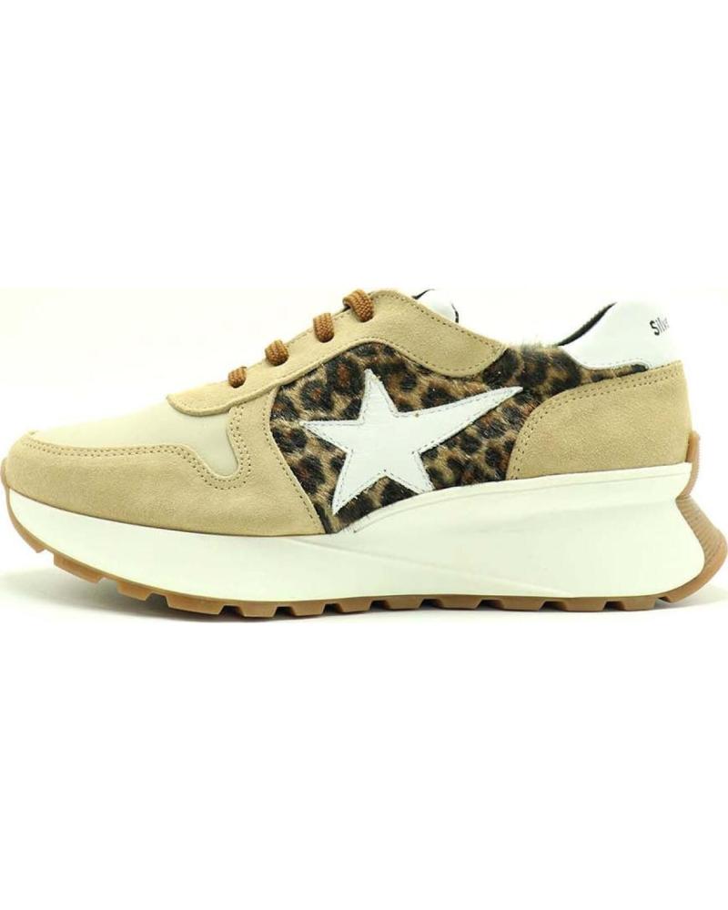 Sportschuhe SILVER MOOSE  für Damen DEPORTIVO DELUXE 10621  CAMEL - BEIG