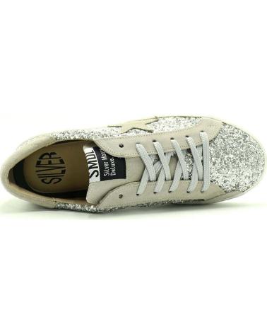 Zapatillas deporte SILVER MOOSE  de Mujer DEPORTIVO DELUXE 1097  ARGENTA - PERLA