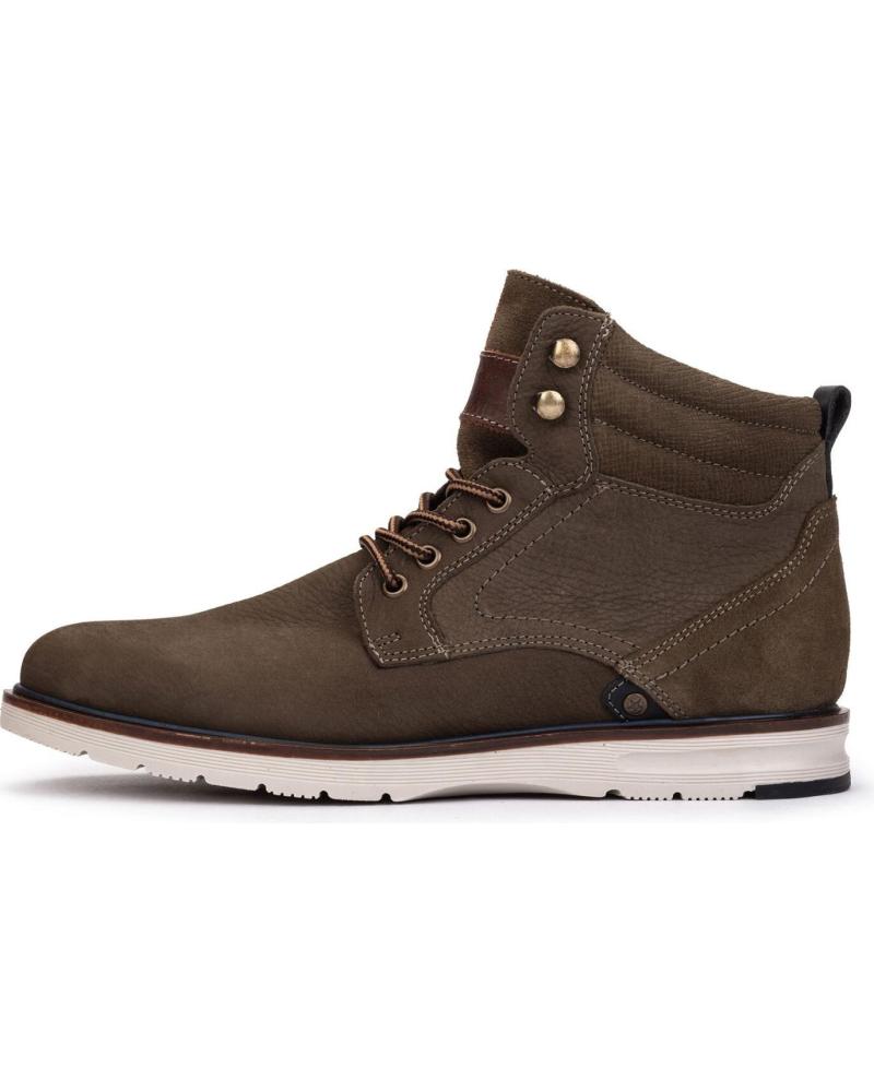 Botines KARTAMO  de Hombre BOTINES CASUAL DE PIEL CON CORDONES HOMBRE  KAKI