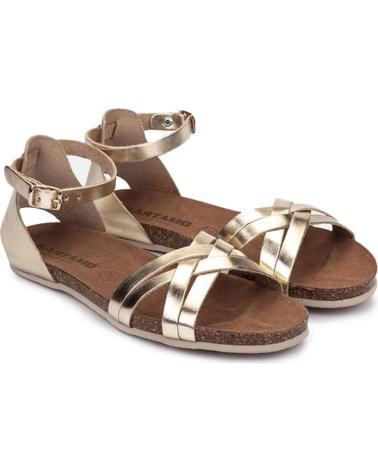 Sandalias KARTAMO  de Mujer SANDALIA PLANA PLATINO MUJER  ORO