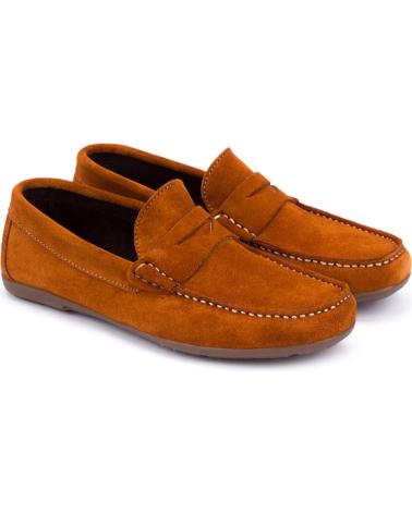 Zapatos KARTAMO  de Hombre ZAPATO MOCASIN DE PIEL HOMBRE  BRANDY
