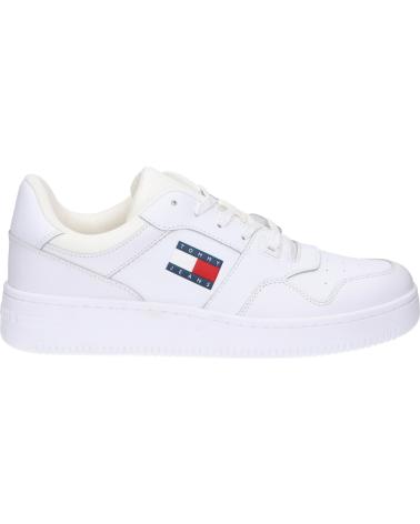 Woman and Man Zapatillas deporte TOMMY HILFIGER EM0EM01395 RETRO BASKET ESS  YBR WHITE