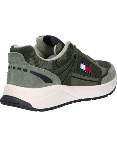 Zapatillas deporte TOMMY HILFIGER  de Hombre EM0EM01494 RUNNER MIX MATERIAL  M00 DEEP WOODS