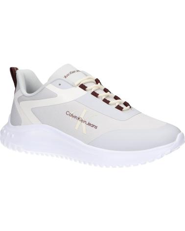 CALVIN KLEIN YM0YM00968 EVA RUNNER LOW LACE 01V MUSHROOM-BITTER CHOCOLATE