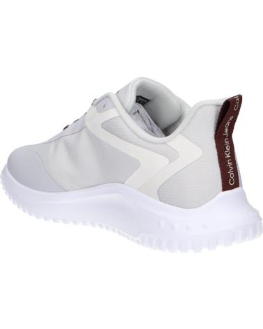 CALVIN KLEIN YM0YM00968 EVA RUNNER LOW LACE 01V MUSHROOM-BITTER CHOCOLATE