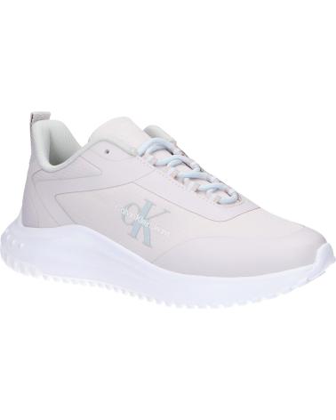 CALVIN KLEIN YW0YW01442 EVA RUNNER LOW 0KB LILAC ASH-BRIGHT WHITE