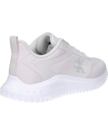 CALVIN KLEIN YW0YW01442 EVA RUNNER LOW 0KB LILAC ASH-BRIGHT WHITE