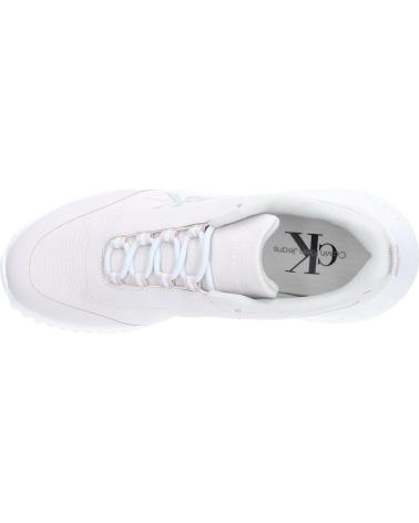 CALVIN KLEIN YW0YW01442 EVA RUNNER LOW 0KB LILAC ASH-BRIGHT WHITE