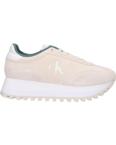 Zapatillas deporte CALVIN KLEIN  de Mujer YW0YW01574 RUNNWE LACEUP  0GF CREAMY WHITE-EGGSHELL
