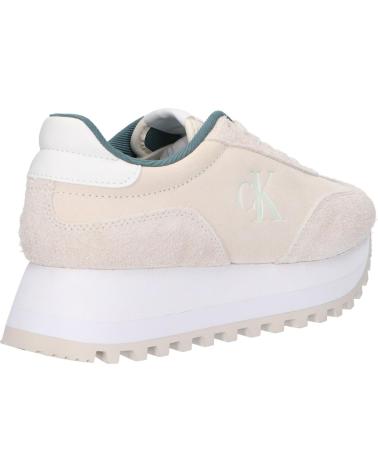 Zapatillas deporte CALVIN KLEIN  de Mujer YW0YW01574 RUNNWE LACEUP  0GF CREAMY WHITE-EGGSHELL