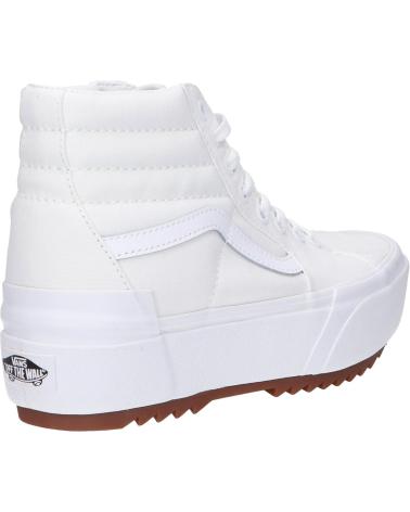 Zapatillas deporte VANS OFF THE WALL  de Mujer VN0A4BTWL5R1 UA SK8-HI STACKED  TRUE WHITE