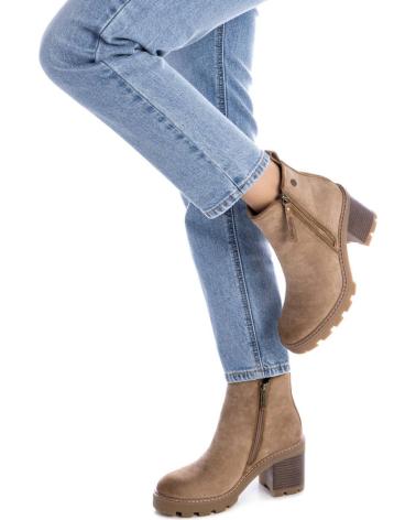 REFRESH BOTIN CON TACON Y CREMALLERA TAUPE