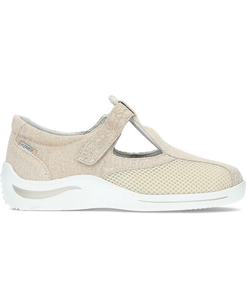 Schuhe CALZAMEDI  für Damen ZAPATO DIABETICO 0766  BEIGE