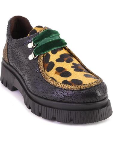 Zapatos NIVAL  de Mujer CACERES ZAPATOS CON CORDONES DE MUJER PIEL  NEGRO