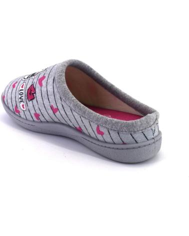 Calzado de casa PLUMAFLEX  de Mujer ROAL 12317 ZAPATILLAS DE CASA DE MUJER  GRIS