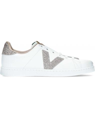 ZAPATILLAS VICTORIA SNEAKERS GLITTER 1125188 BLANCAS PLATA SILVER