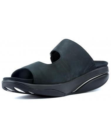 Woman Sandals MBT SANDALIAS TABIA W BLACK NUBUCK
