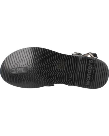 Sandalias WONDERS  de Mujer SANDALIAS MUJER MODELO A7931 COLOR  NEGRO