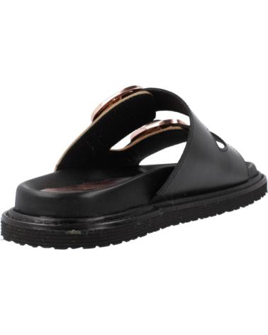 Sandales YELLOW  pour Femme SANDALIAS MUJER MODELO BUCKLE COLOR NEGRO  BRTNGR