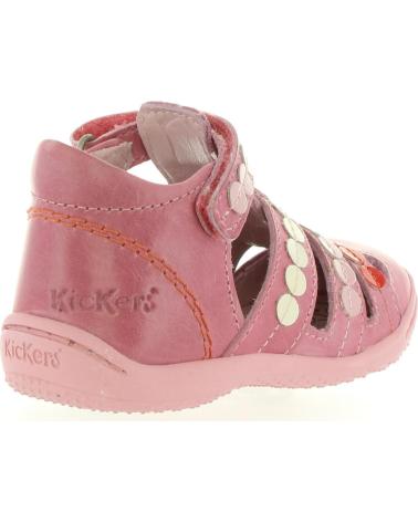 Sandales pour Fille KICKERS 469680-10 GIFT 133 ROSE CORAIL