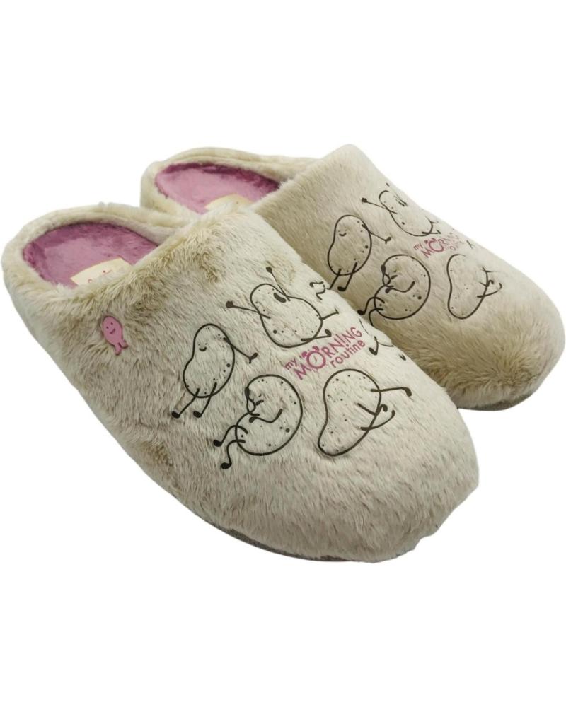 Hot Potatoes EDMORE Grigio - Scarpe Pantofole Donna 30,99