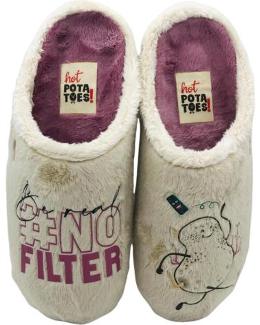 Calzado de casa GIOSEPPO  de Mujer ZAPATILLA CASA MUJER HOT POTATOES SHEBURNE 73468  BEIG