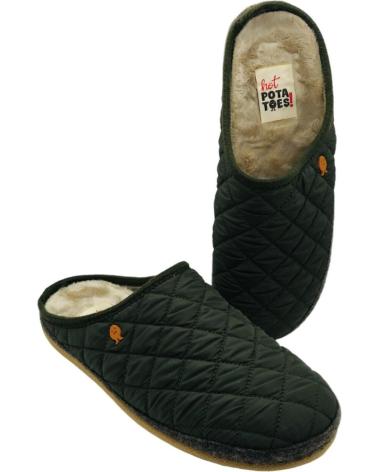 HOT POTATOES ZAPATILLAS DE CASA EN PARA HOMBRE VERDE