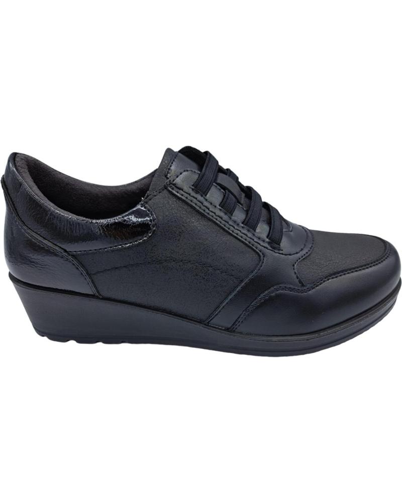 Schuhe DAVINIA  für Damen MOCASIN CUNA MUJER  NEGRO