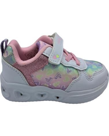 Sportif BUBBLE BOBBLE  pour Fille DEPORTIVOS LUCES NINA  BLANCO