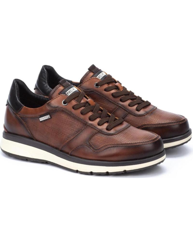 Marrón Pikolinos Deportivos Hombre Zapatos-De-Hombre-PIKOLINOS