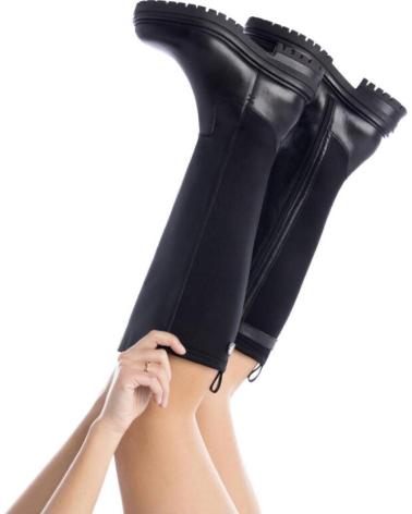 Woman boots CARMELA BOTA BIKER ALTA  NEGRO