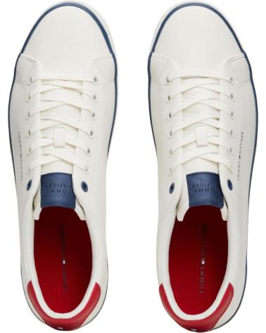 Sapatilhas TOMMY HILFIGER  de Homem ZAPATILLAS TH HI VULC LOW CORE SEASONAL BLANC  BLANCO