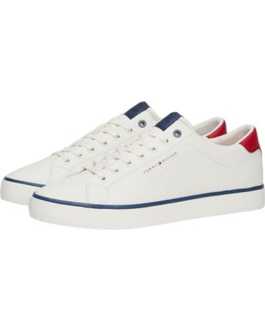 Sapatilhas TOMMY HILFIGER  de Homem ZAPATILLAS TH HI VULC LOW CORE SEASONAL BLANC  BLANCO