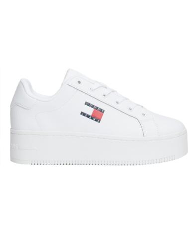 Deportivas TOMMY HILFIGER  de Mujer EN0EN02518 NEW TJW FLATFORM CUPSOLE ESS  YBS WHITE