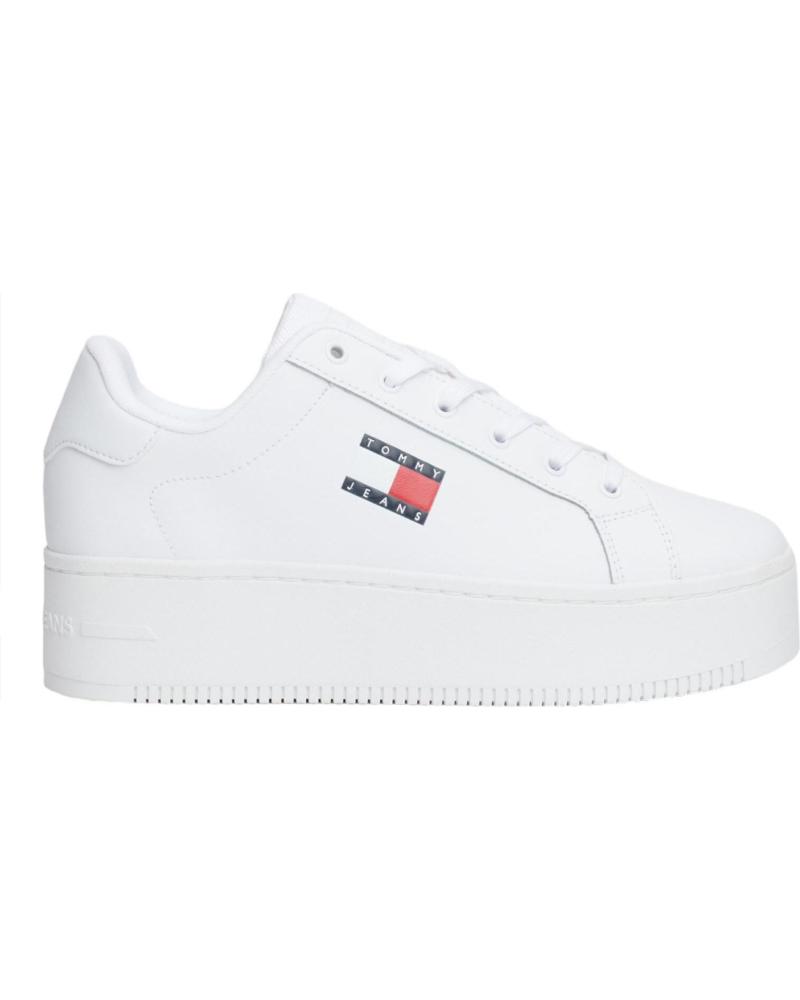 Deportivas TOMMY HILFIGER de Mujer EN0EN02518 NEW TJW FLATFORM CUPSOLE ESS YBS WHITE Deportivas TOMMY HILFIGER de Mujer EN0EN02518 NEW TJW FLATFORM CUPSOLE ESS YBS WHITE