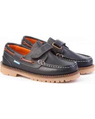 Schuhe ANGELITOS  für Junge 804TIMBER VELCRO  MARINO