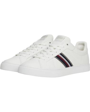 Sportschuhe TOMMY HILFIGER  für Damen ICON COURT SNEAKERS STRIPES  BLANCO