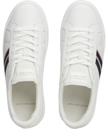 Sportschuhe TOMMY HILFIGER  für Damen ICON COURT SNEAKERS STRIPES  BLANCO
