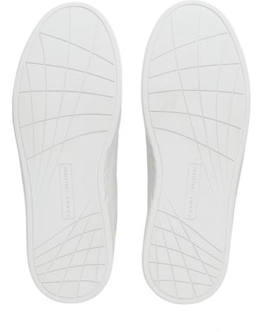 Sportschuhe TOMMY HILFIGER  für Damen ICON COURT SNEAKERS STRIPES  BLANCO