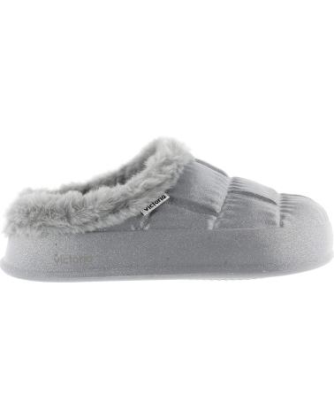 Woman House slipers VICTORIA ZAPATILLAS 1402101 NUBE GLITTER  PLATA
