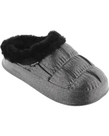 Calzado de casa VICTORIA  de Mujer ZAPATILLAS 1402101 NUBE GLITTER  NEGRO