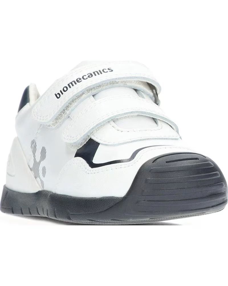 Scarpe Sportive Biomecanics Per Bambino - Modello 241001A, Colore Bianco, Pelle Di Alta Qualità