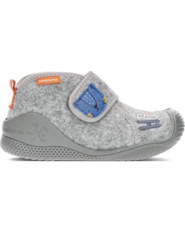 Deportivas de Niño BIOMECANICS PANTUFLAS PARA NINO DE 241154 FIELTRO GRIS