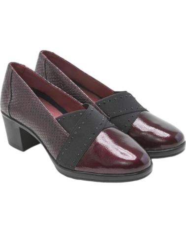 Zapatos 24 HORAS  de Mujer ZAPATO SALON BURDEOS  PALAK-S VINO-NEPAL-S VINO